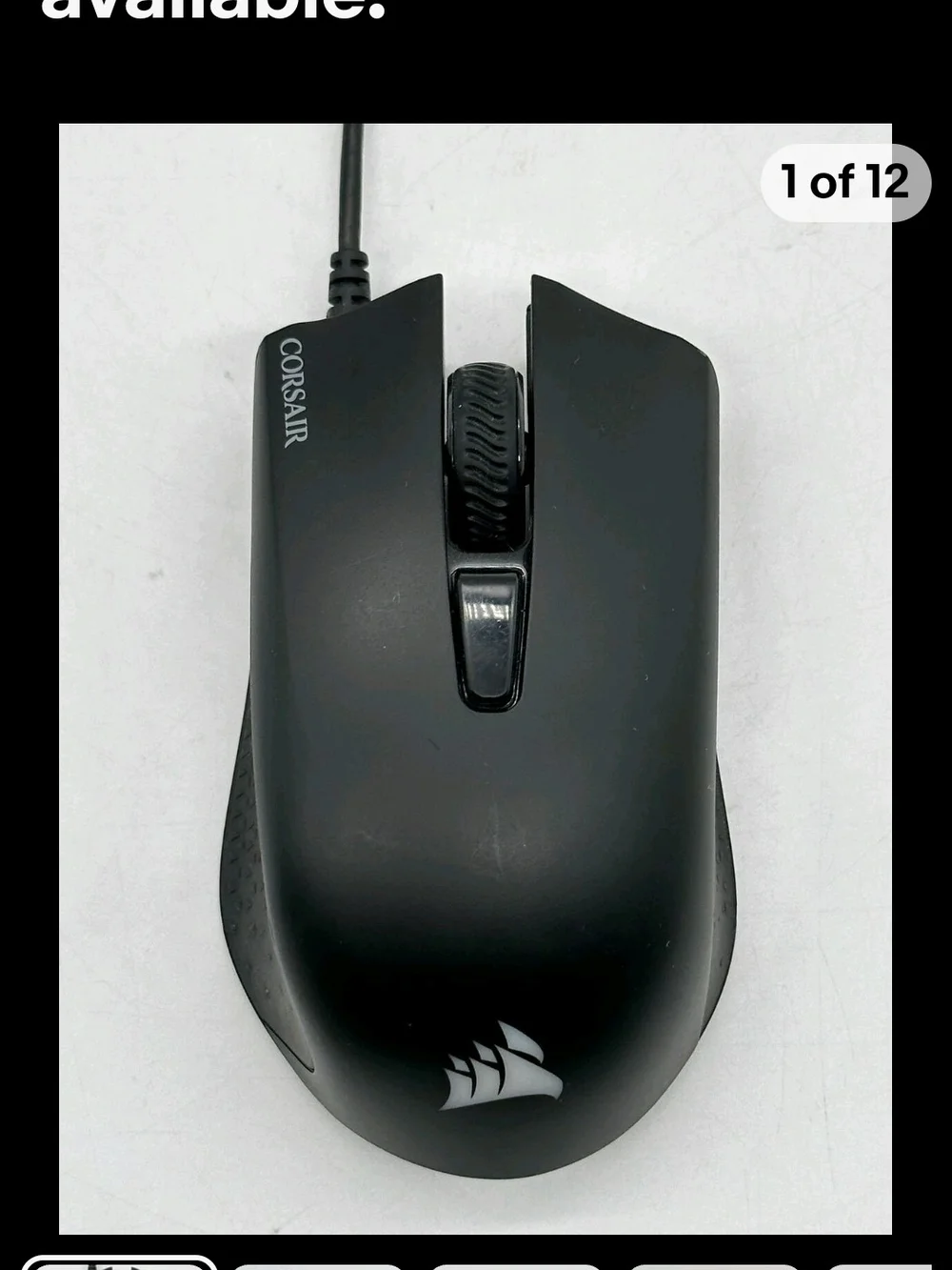 Corsair Harpoon Pro RGB Gaming Mouse Lightweight Design 12000 DPI Optical